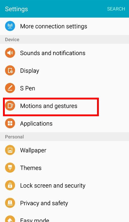 take_screenshot_on_galaxy_note_5_7_motions_gestures