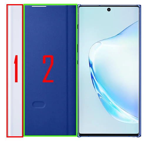 What's new in Galaxy Note 10 clear view cover (S View cover)?